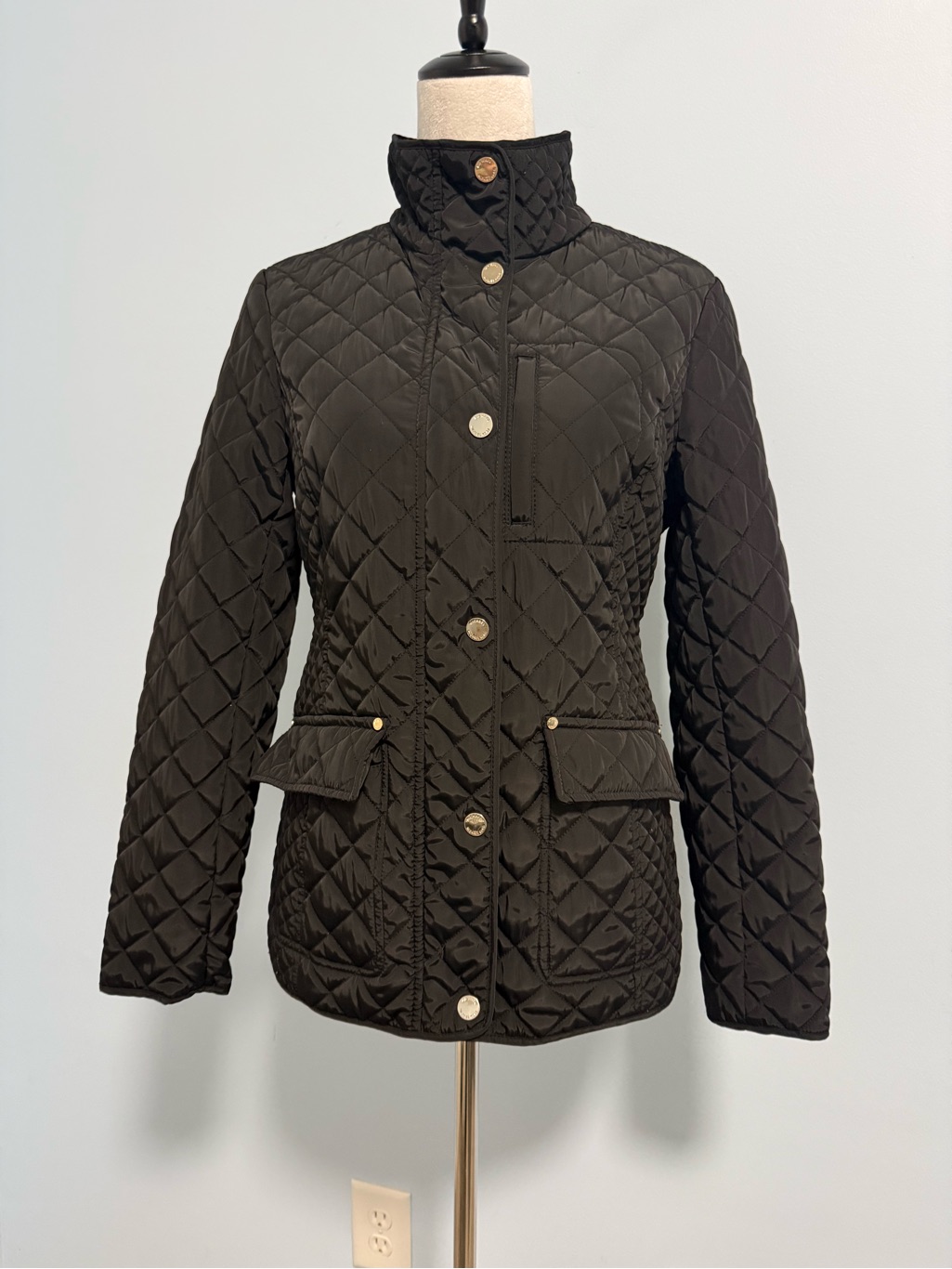 Michael Kors Women’s Quilted Jacket Black Size Small